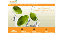 Desktop Screenshot of fruzyme.com